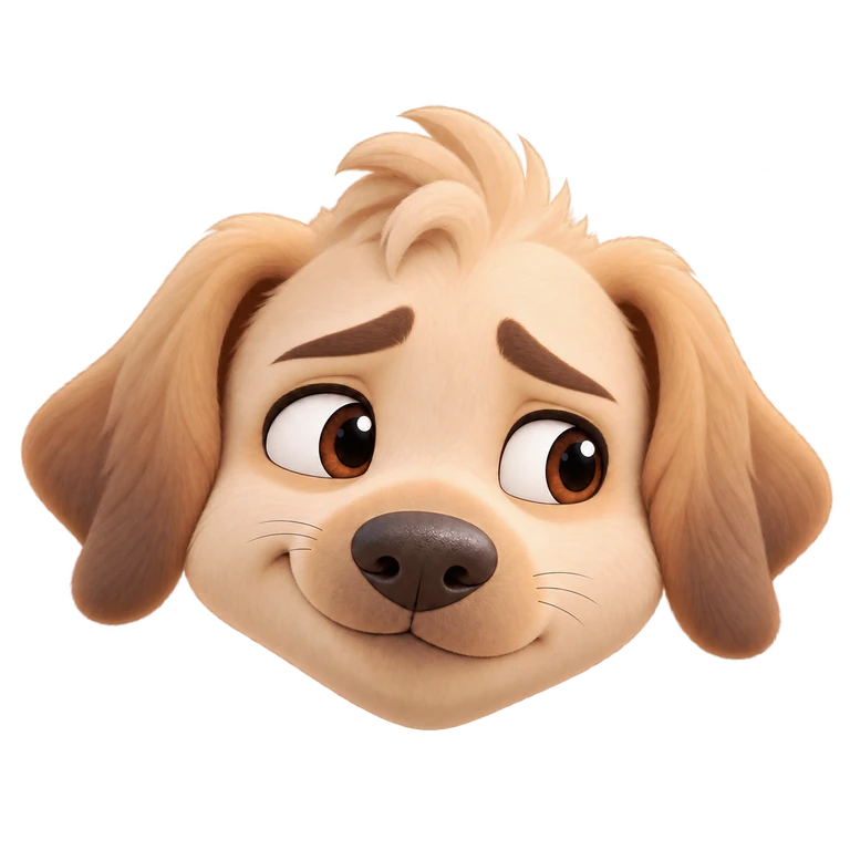 Reluctant Canis face